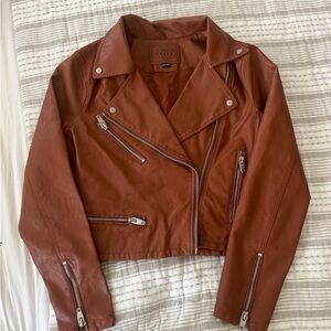 BlankNYC vegan leather moto jacket